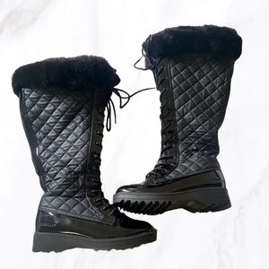 Aldo Laralima Knee High Quilted Boot size 6